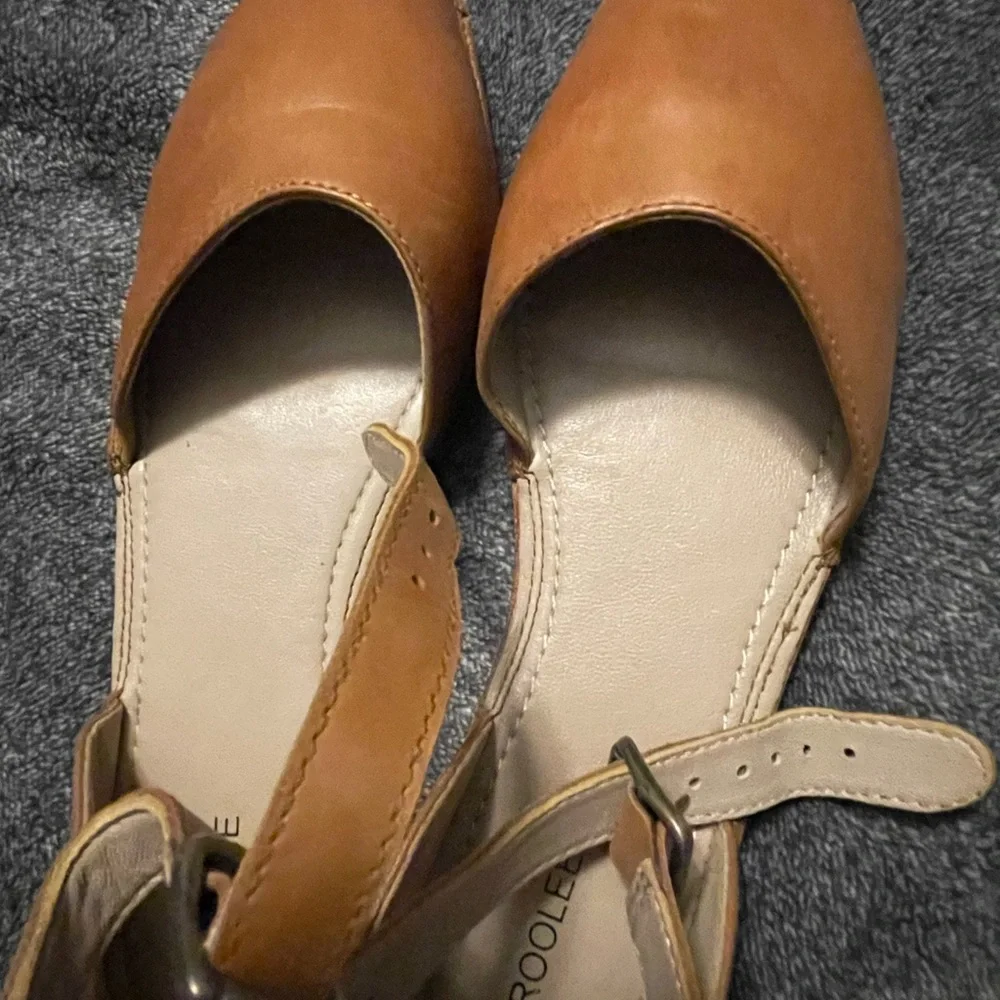 Roolee brown ankle strap shoes - Picture 4 of 7